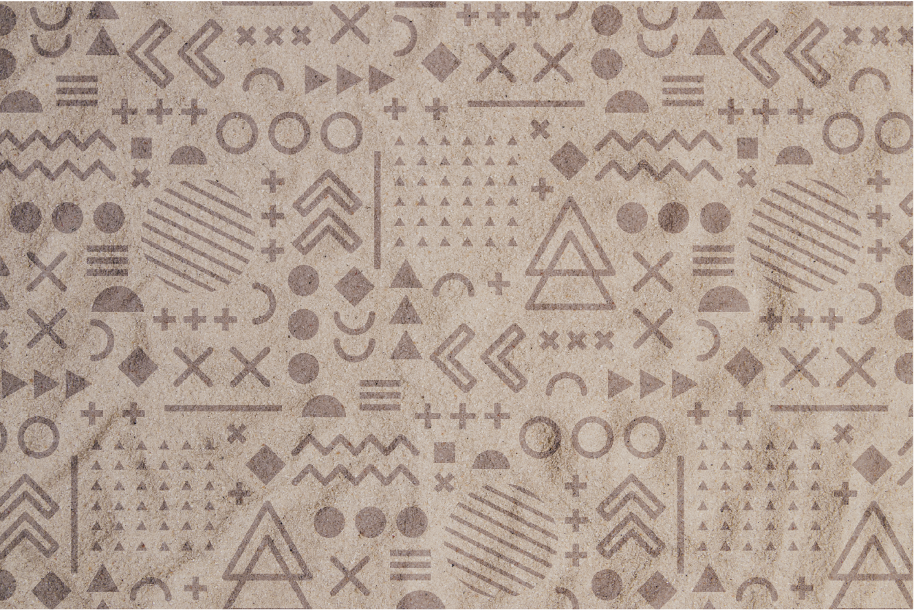 Tapis vinyle éthnique accessoire à motifs ethniques - TenStickers