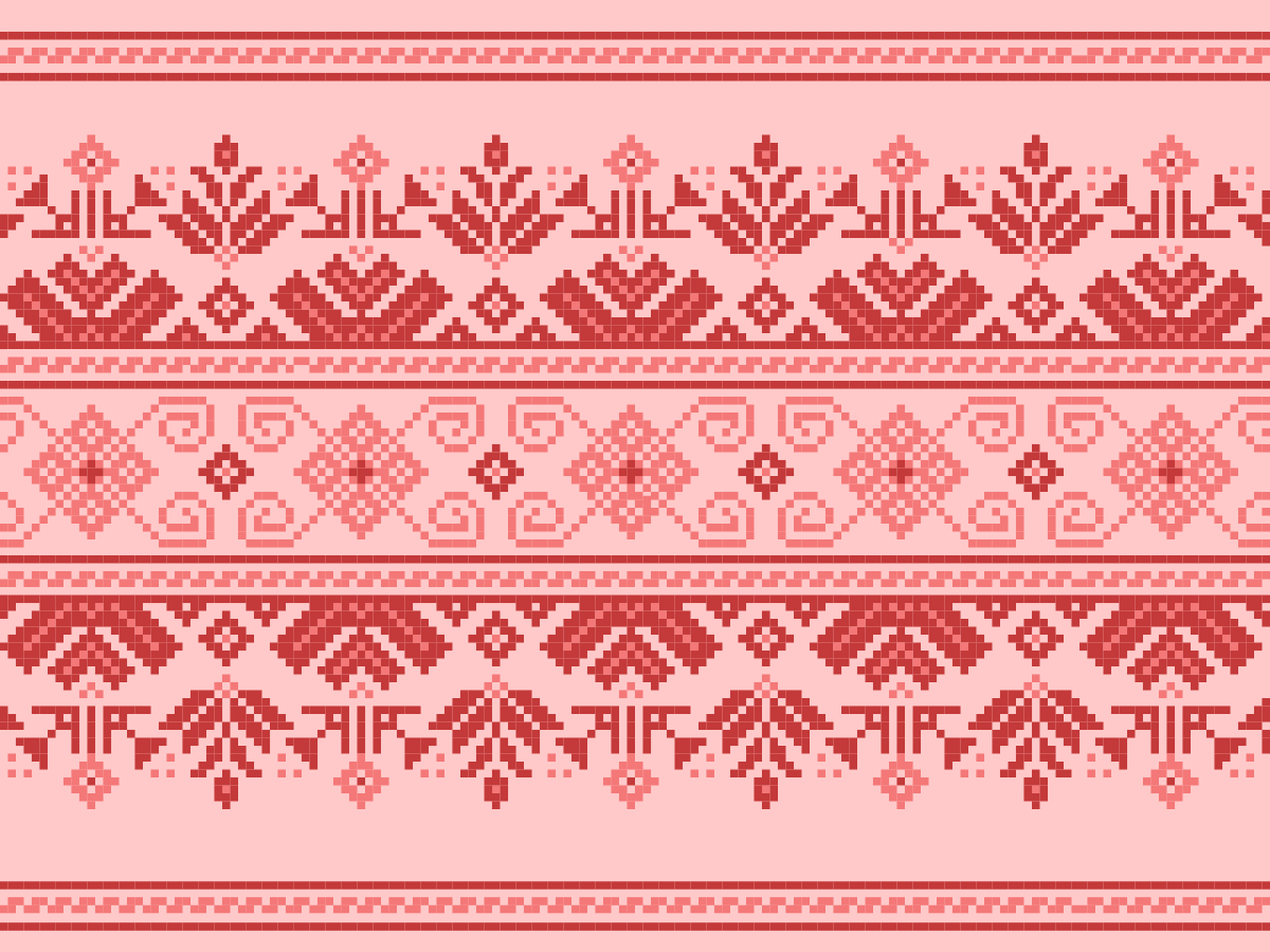 Tapis vinyle ethnique Art folklorique - TenStickers