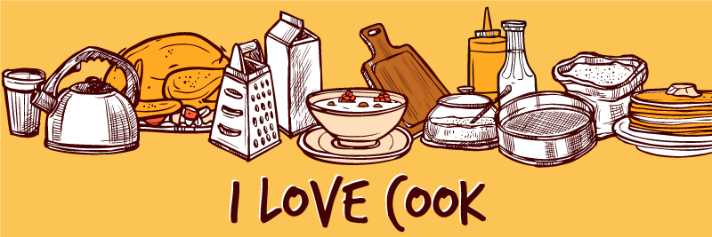 Tapis vinyle cuisine j'aime cuisiner - TenStickers