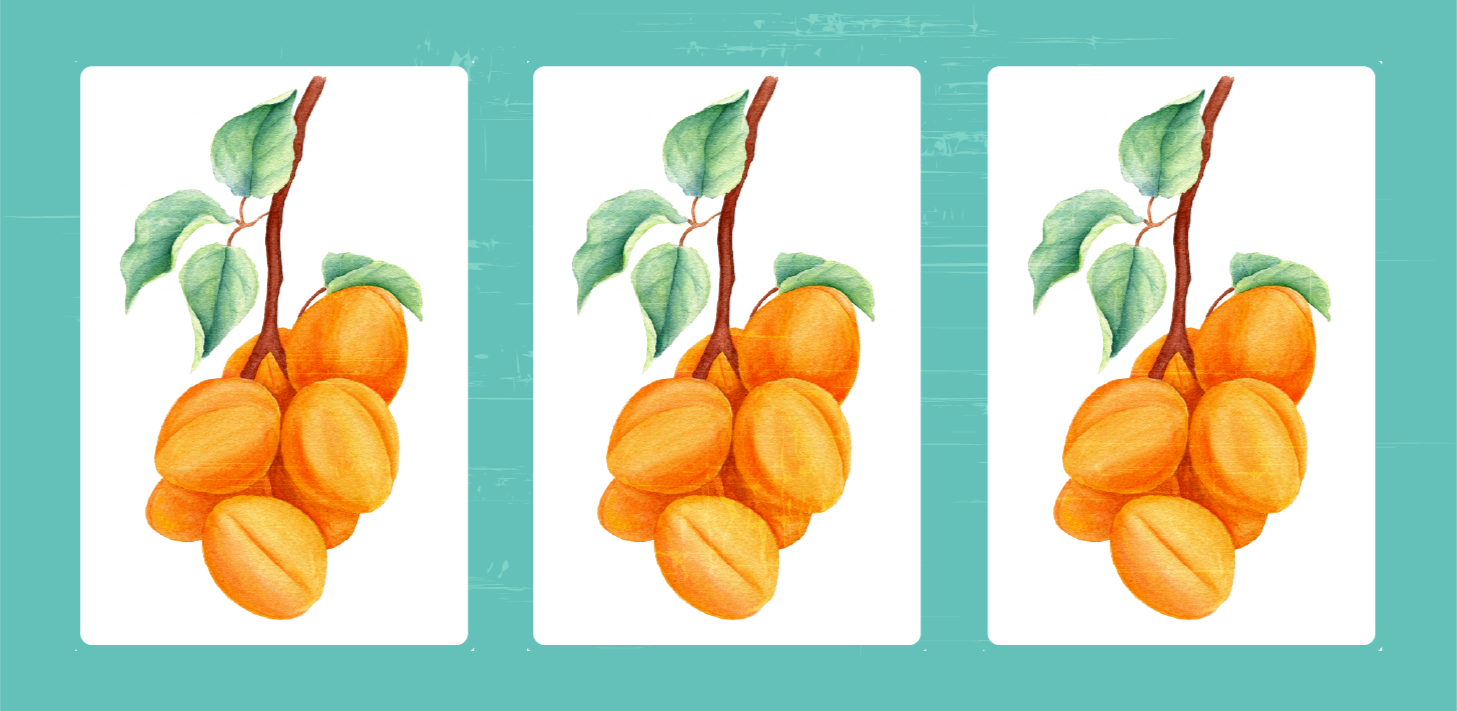 Tapis vinyle fleurs et plantes illustration fruitée - TenStickers