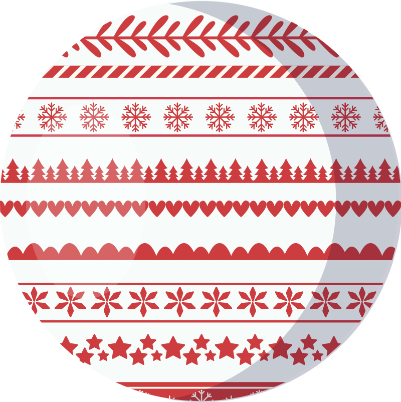 Tapis vinyle noël motif festif et saisonnier - TenStickers