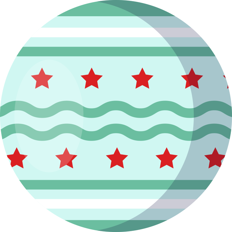 Tapis vinyle étoiles motif aquatique - TenStickers