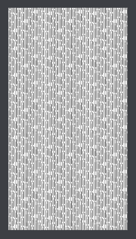 Tapis vinyle minimaliste Cordes gris foncé - TenStickers