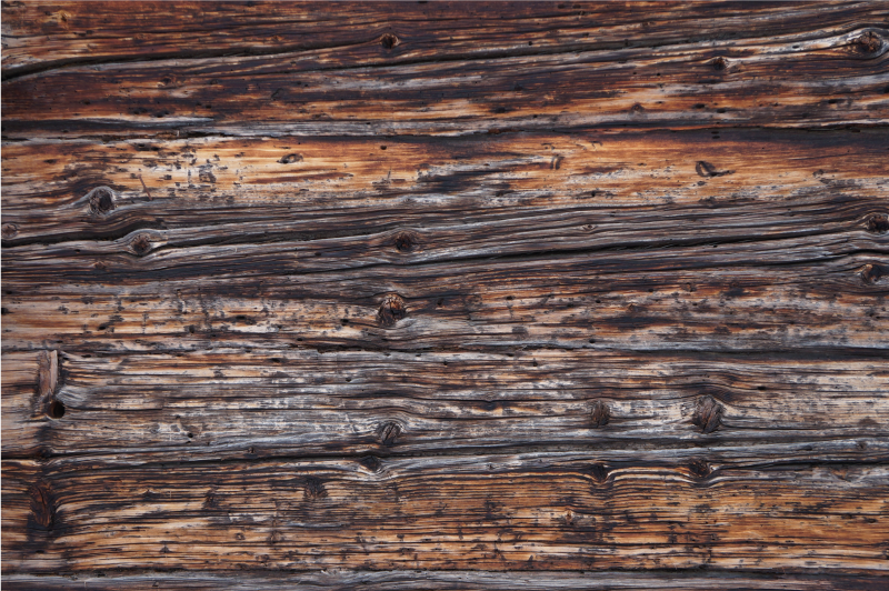 Tapis vinyle en bois Bois vintage - TenStickers