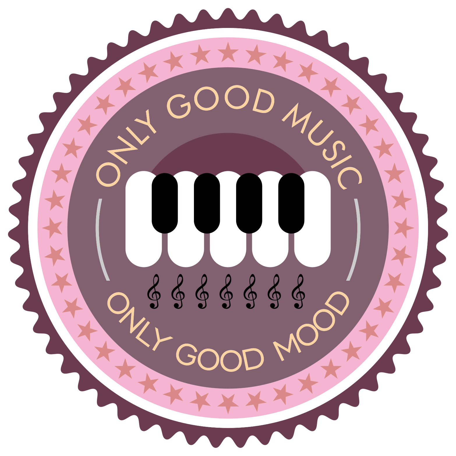 Tapis vinyle citation exhausteur d'humeur musical - TenStickers