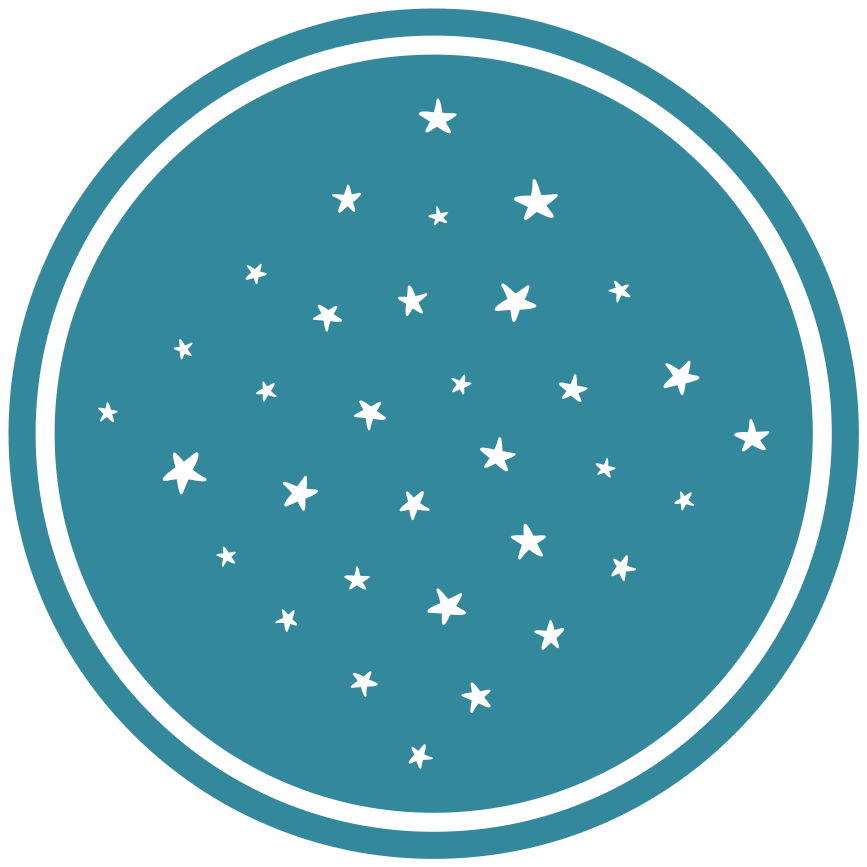 Tapis vinyle étoile motif stellaire - TenStickers