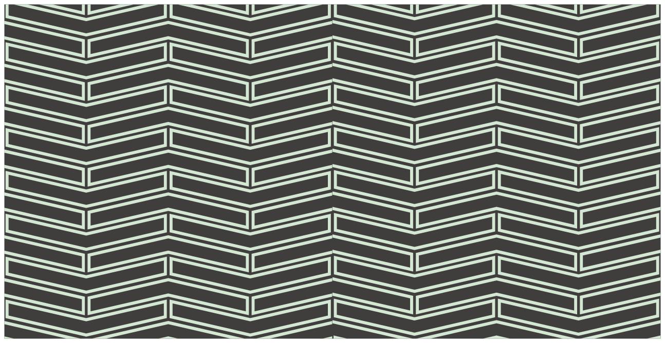 Tapis vinyle géométrique lignes en chevrons - TenStickers