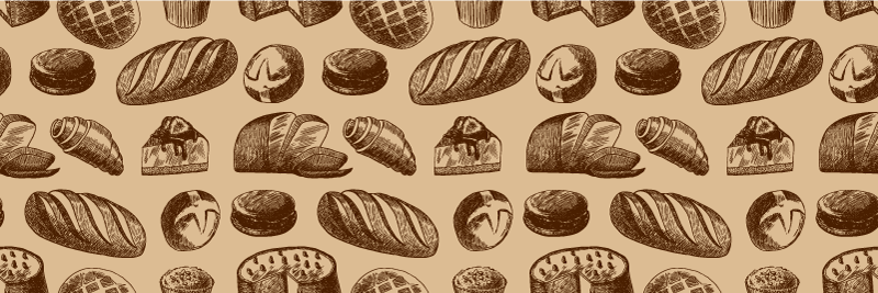 tapis vinyle cuisine Conception de boulangerie - TenStickers