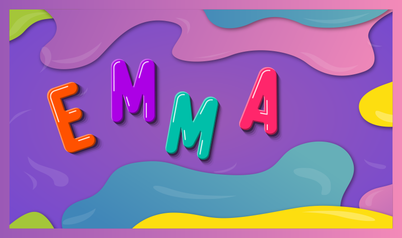 Tapis vinyle personnalisé nom sur mesure - TenStickers