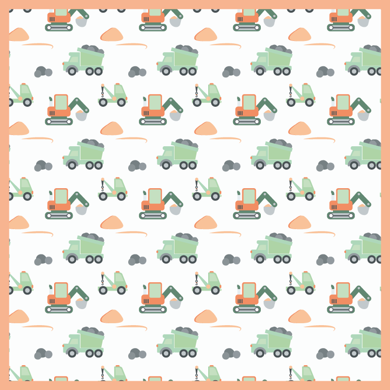 Tapis vinyle autres tapis récréation de construction - TenStickers