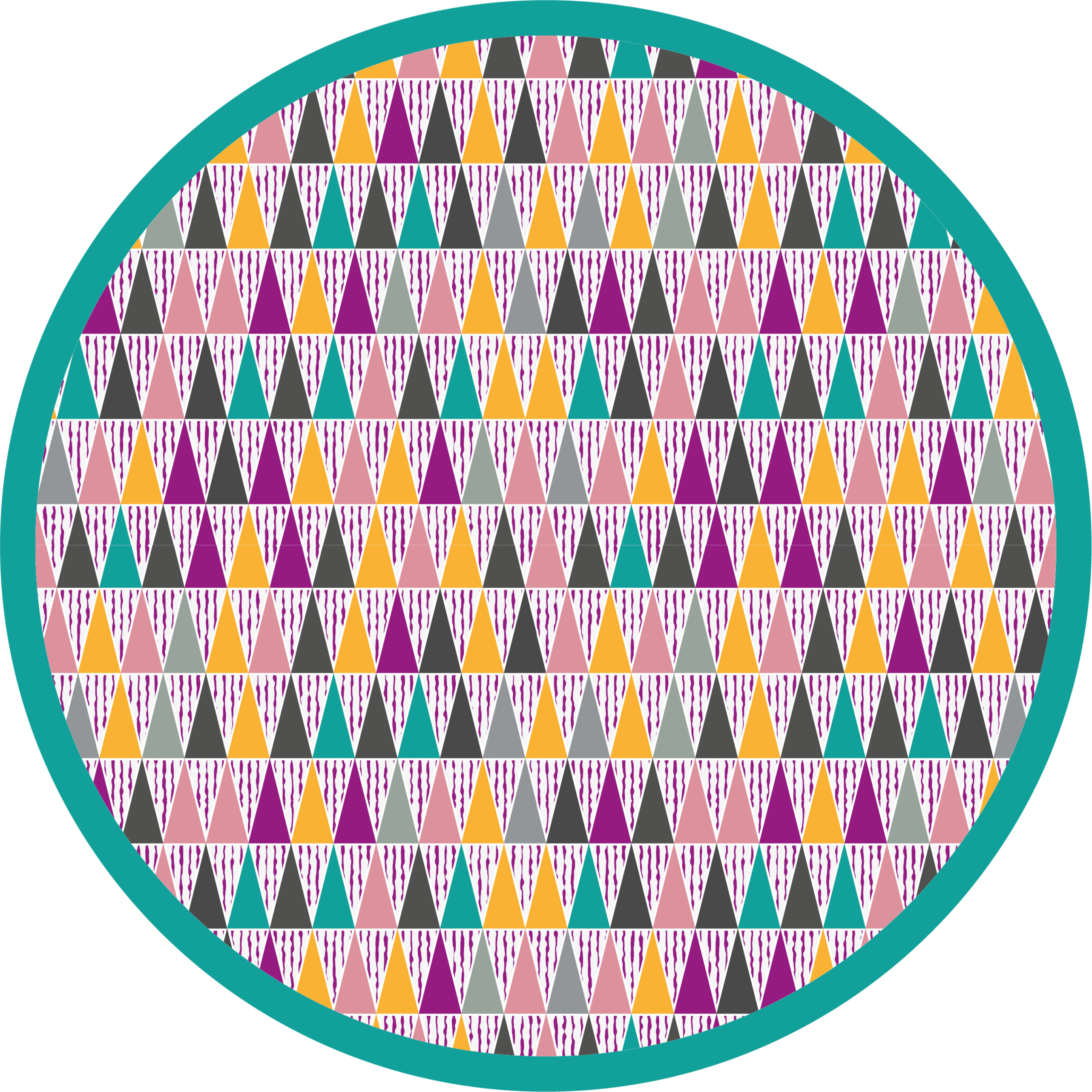 tapis vinyle salon Couleurs intenses scandinaves - TenStickers