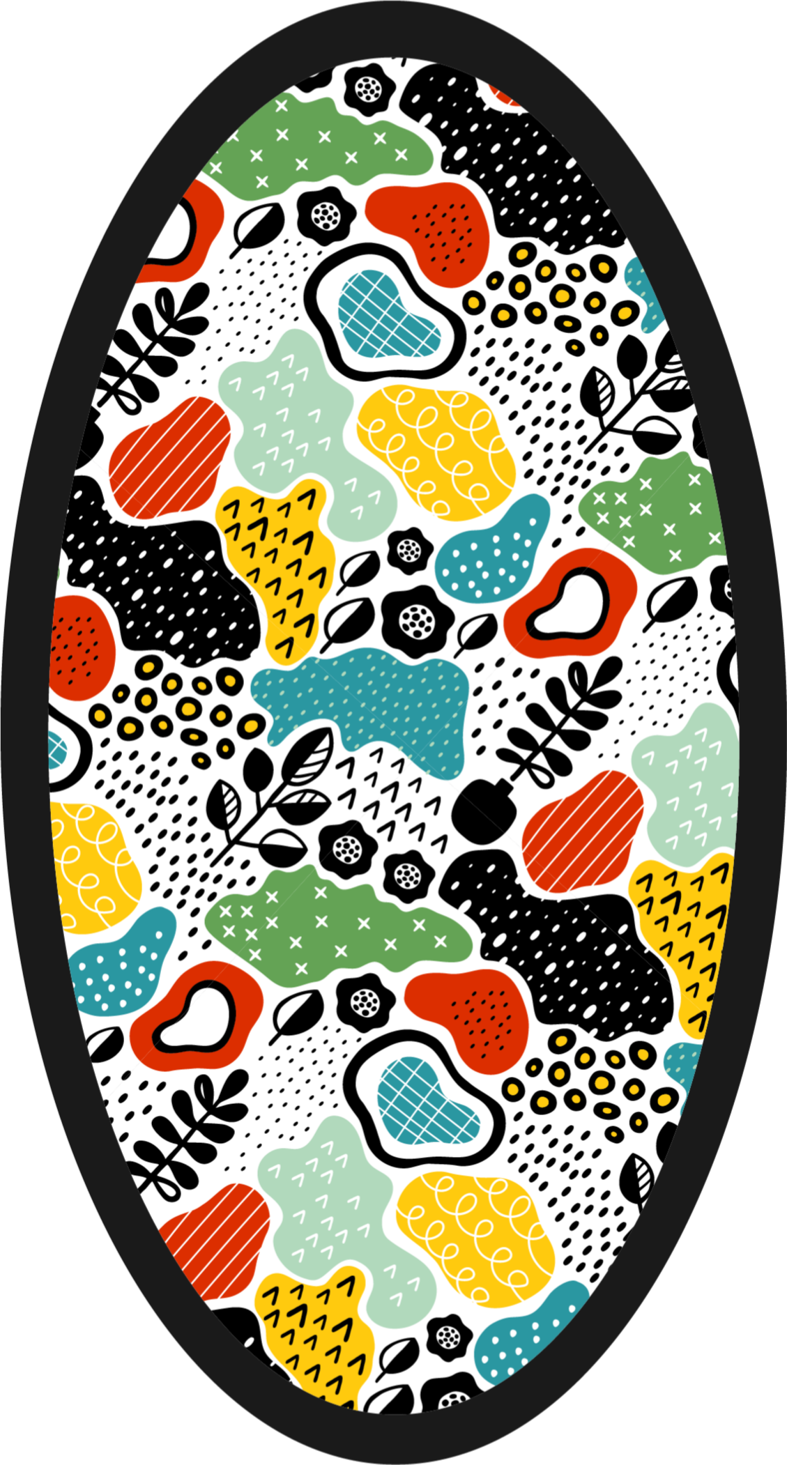 Tapis vinyle nature motif naturel coloré - TenStickers