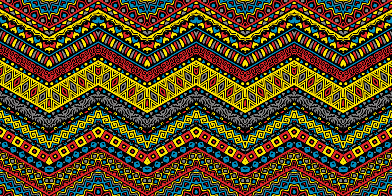 Tapis mosaique vinyle sentier en mosaïque colorée - TenStickers