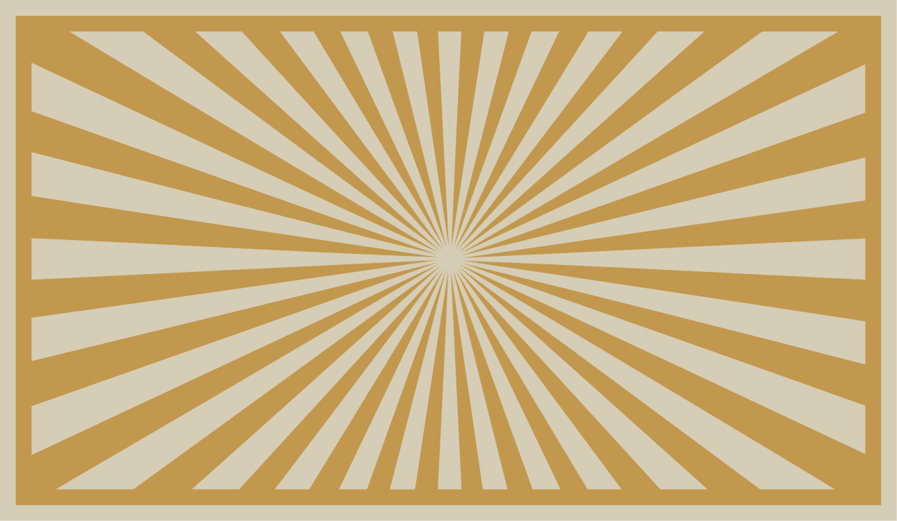 tapis vinyle moderne Tapis sunburst - TenStickers