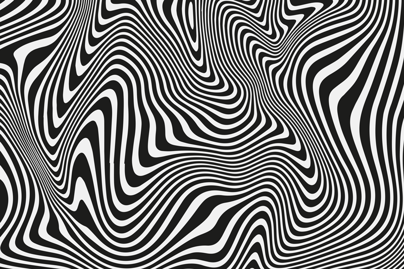 tapis vinyle chambre Effet 3d zèbre - TenStickers