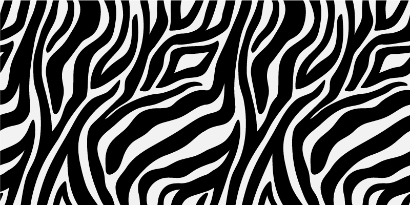 Tapis vinyle chambre Imprimé zèbre - TenStickers