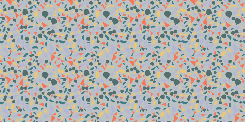 Tapis vinyle marbre formes abstraites vibrantes - TenStickers