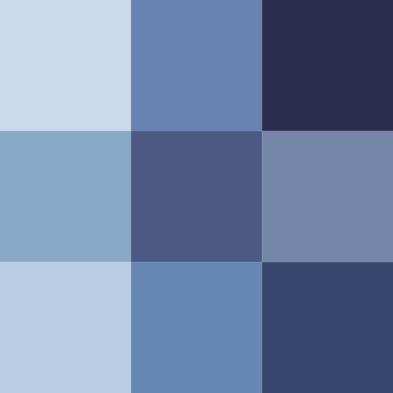 Tapis vinyle géométrique motif à carreaux bleus - TenStickers