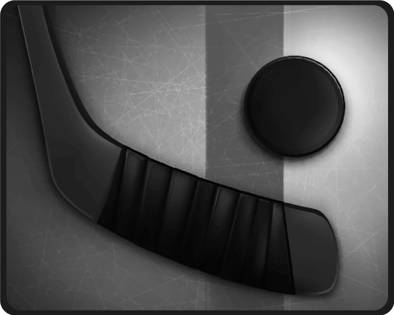 Tapis de jeu Hockey sur glace réaliste - TenStickers