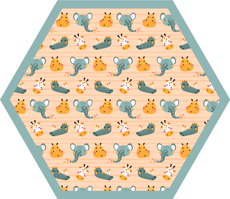 Tapis vinyle autres tapis modèles d'animaux de safari - TenStickers