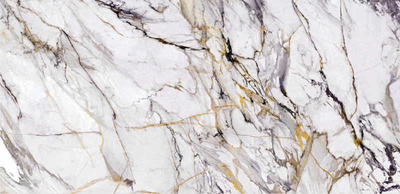 Tapis vinyle marbre veinage gris élégant - TenStickers