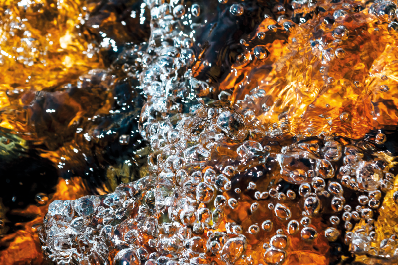 Tapis vinyle effet pierre Pierres sous-marines - TenStickers