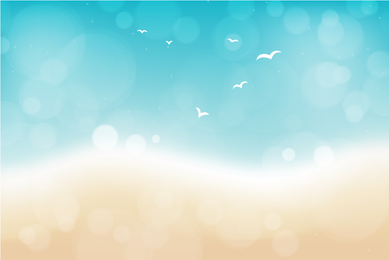 tapis vinyle salon Effet de plage - TenStickers