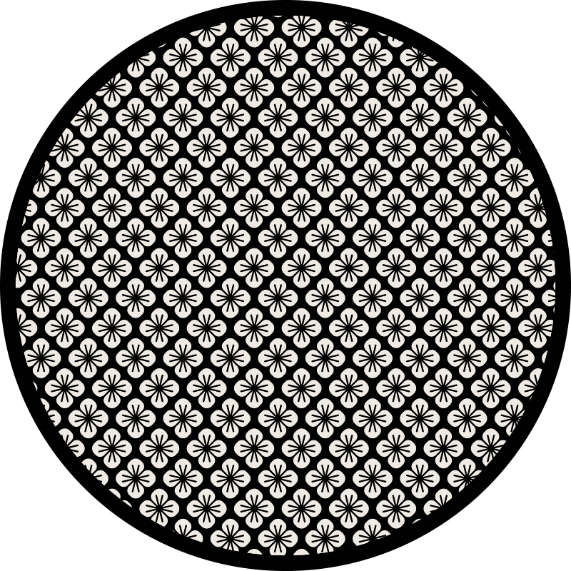 tapis vinyle cuisine Cuisine noir et blanc minimaliste - TenStickers