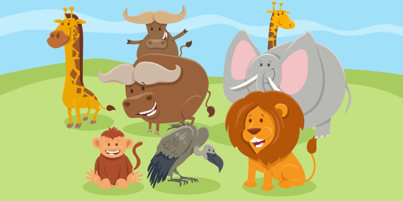 Tapis vinyle autres tapis charmantes créatures amies - TenStickers