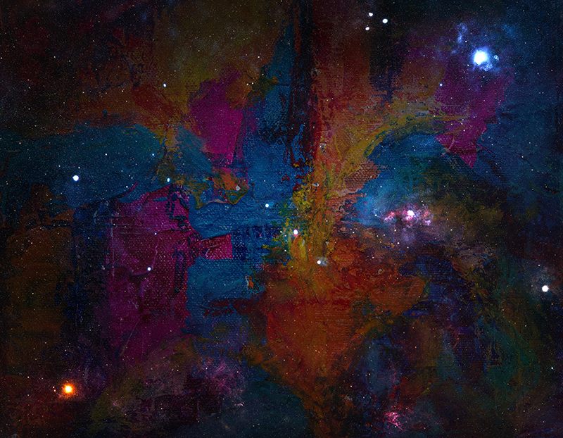 Tapis vinyle étoile conception de l'espace cosmique - TenStickers