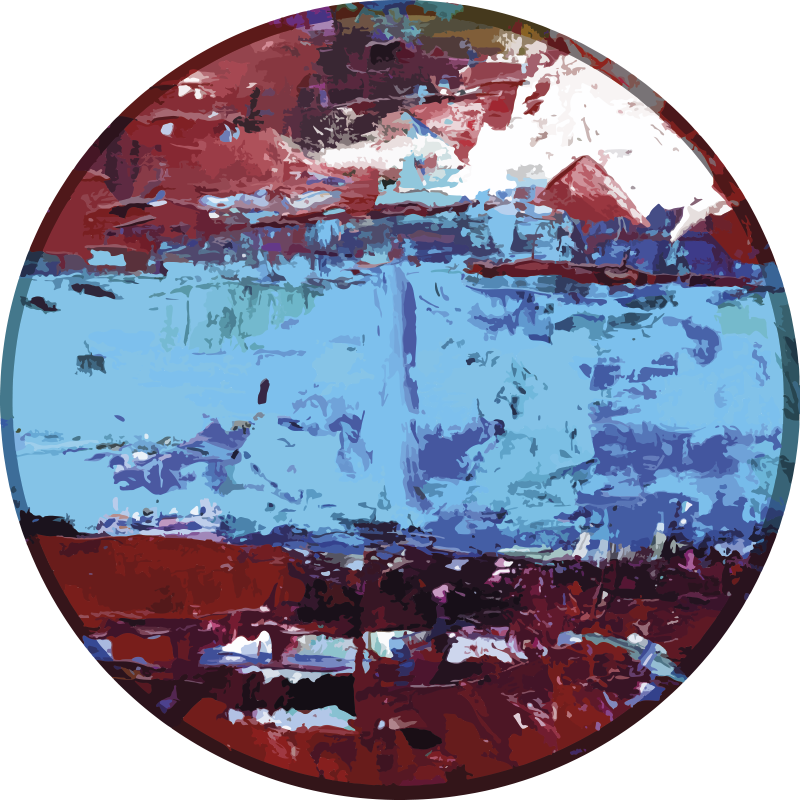 Tapis vinyle moderne Tapis multicolore - TenStickers