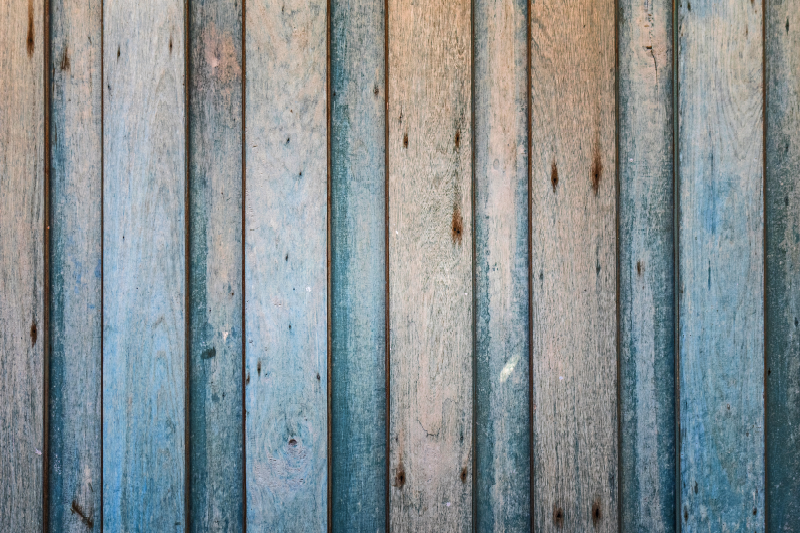 Tapis vinyle imitation parquet planches patinées - TenStickers