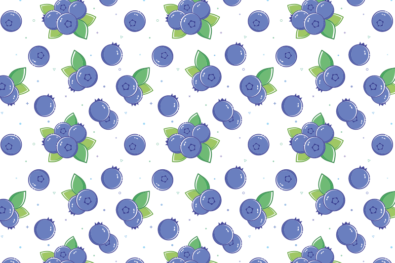 Tapis vinyle fleurs et plantes motifs de baies fraîches - TenStickers