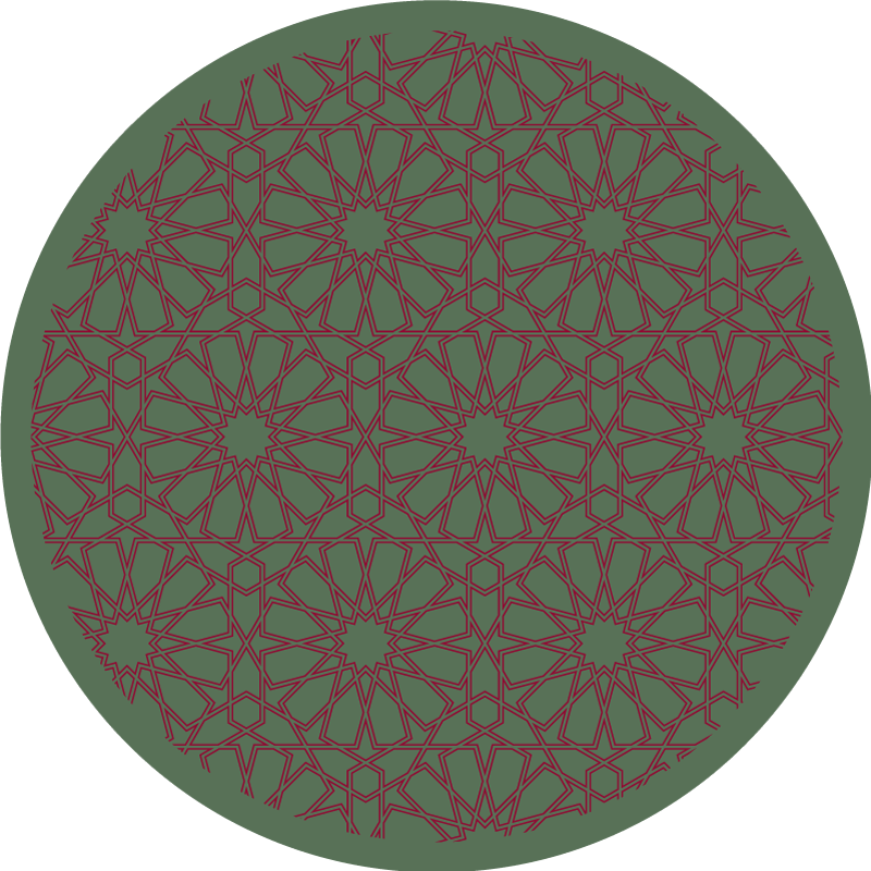 Tapis vinyle carreaux Style marocain - TenStickers