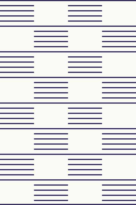 tapis vinyle salon nordique blanc et bleu marine - TenStickers