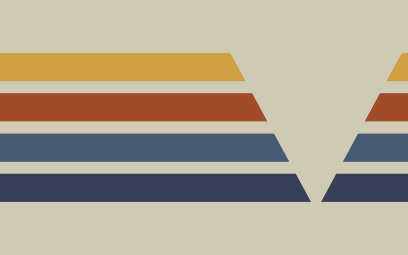 Tapis vinyle retro pop arc-en-ciel des années 70 - TenStickers