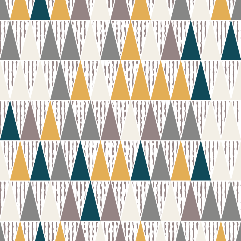 Tapis vinyle géométrique en vinyle  rayures - TenStickers