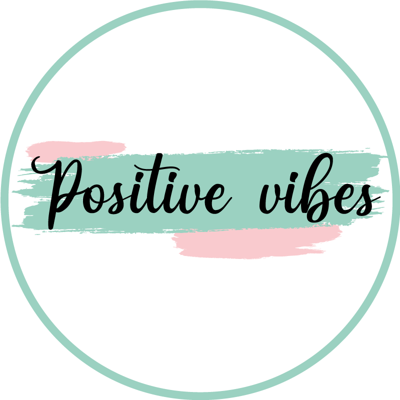 Tapis vinyle citation ondes positives - TenStickers
