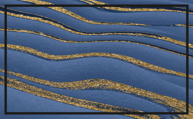 Tapis vinyle motif Texture effet marbre bleu - TenStickers