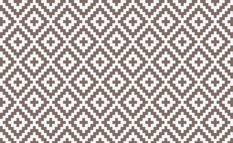 Tapis vinyle mosaique Tapis en vinyle mosaïque crème - TenStickers