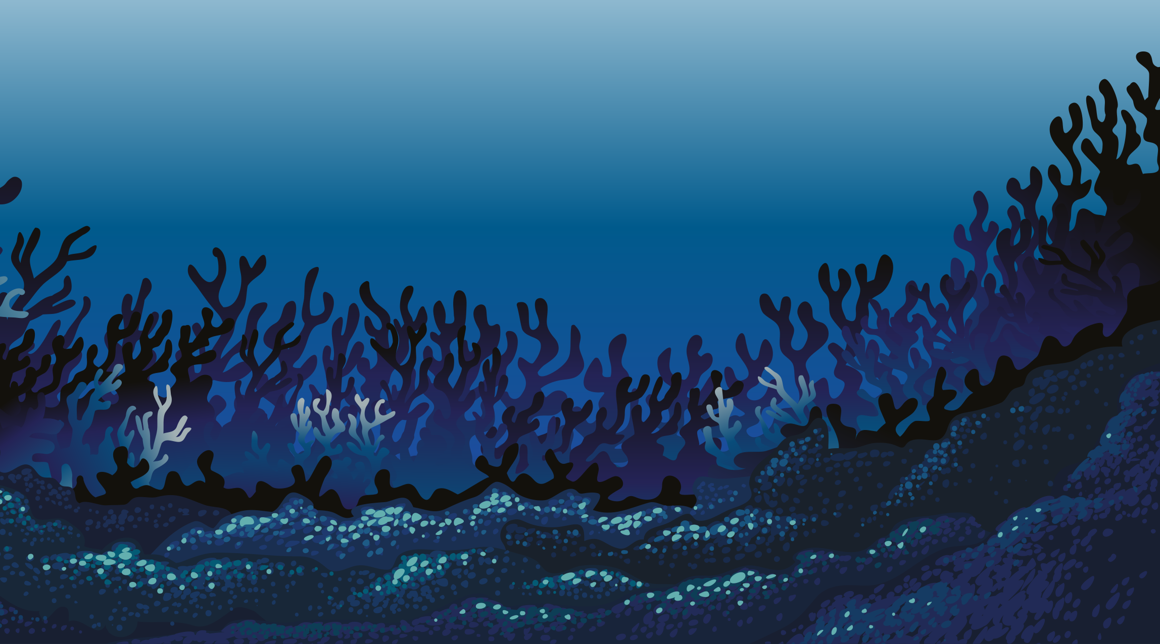 Tapis vinyle nature motifs de récifs coralliens - TenStickers