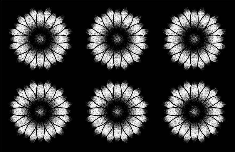 tapis vinyle cuisine Tournesol noir - TenStickers