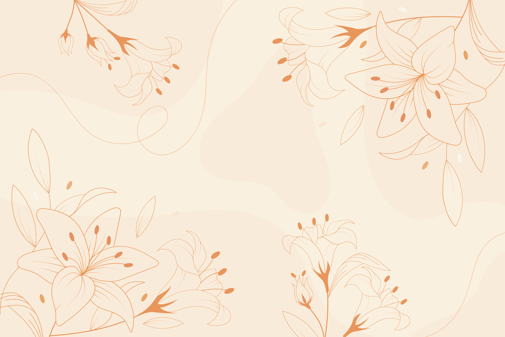 Tapis vinyle fleurs et plantes composante botanique élégante - TenStickers