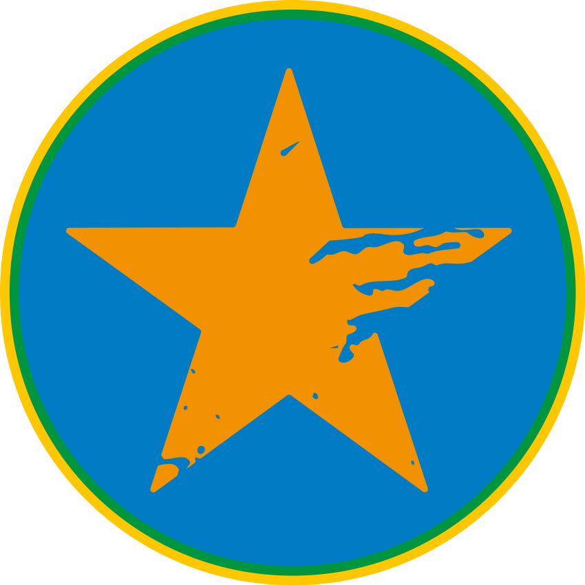 Tapis vinyle autres tapis accent d'étoile bleue - TenStickers