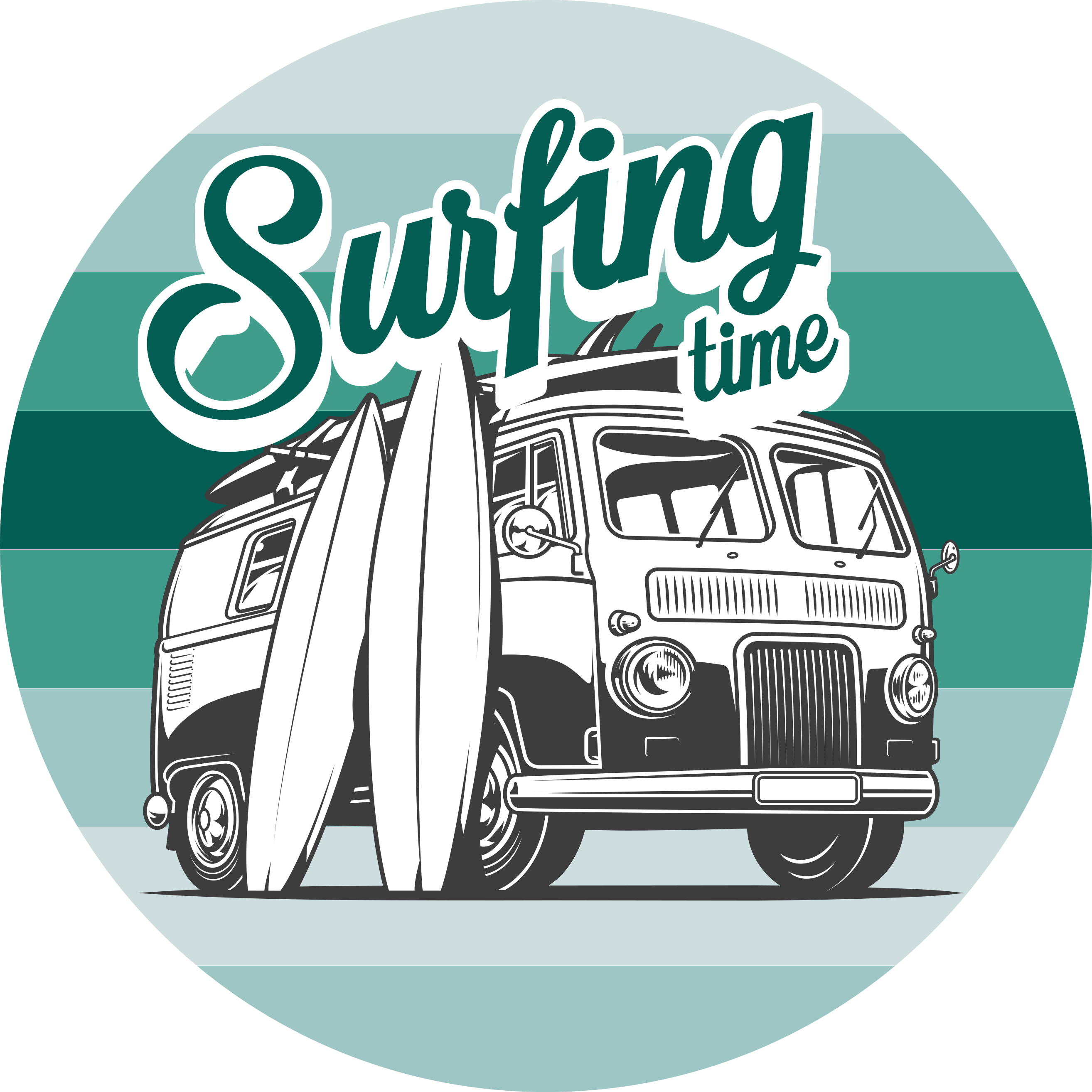 Tapis vinyle ado aventure de surf - TenStickers
