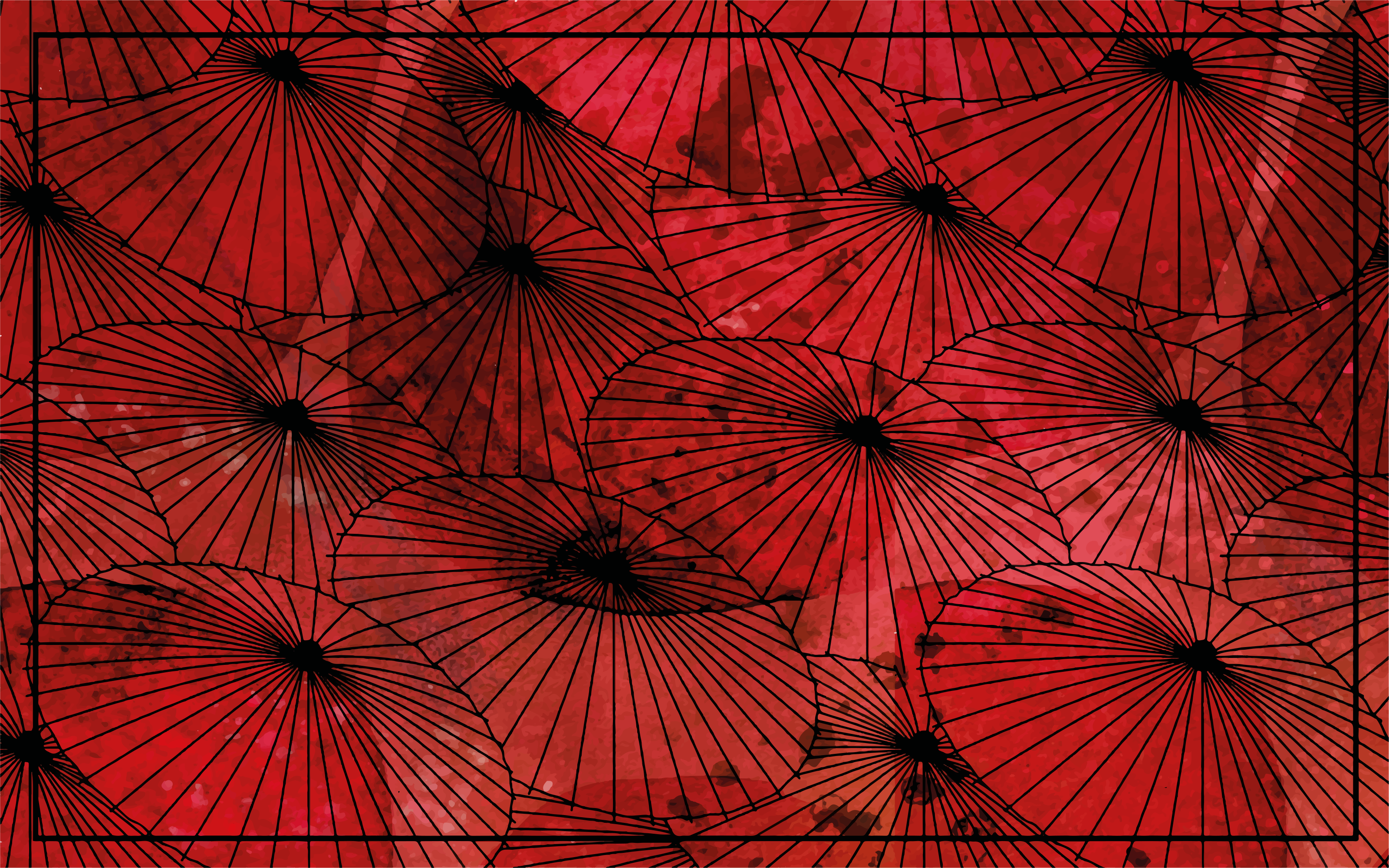 Tapis vinyle texture rouge à motifs - TenStickers