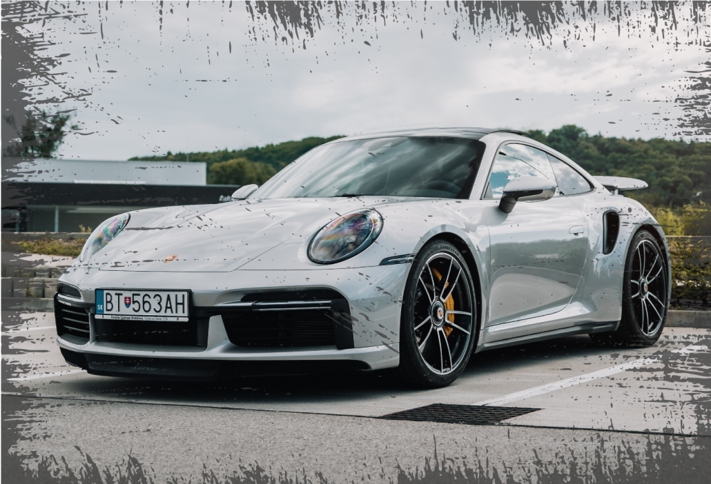 Tapis vinyle retro Porsche 911 moderne - TenStickers