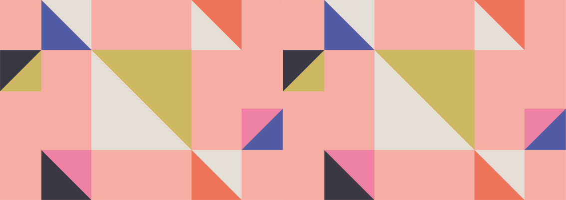 Tapis vinyle géométrique triangles modernes - TenStickers