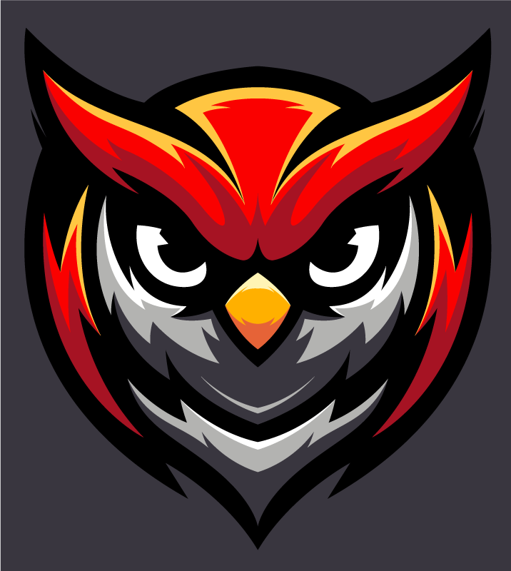 Tapis vinyle ado hibou graphique audacieux - TenStickers