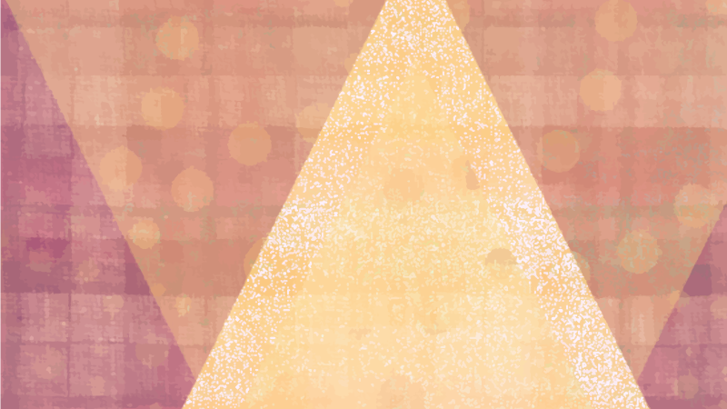 Tapis vinyle géométrique schéma de couleurs triangulaire - TenStickers